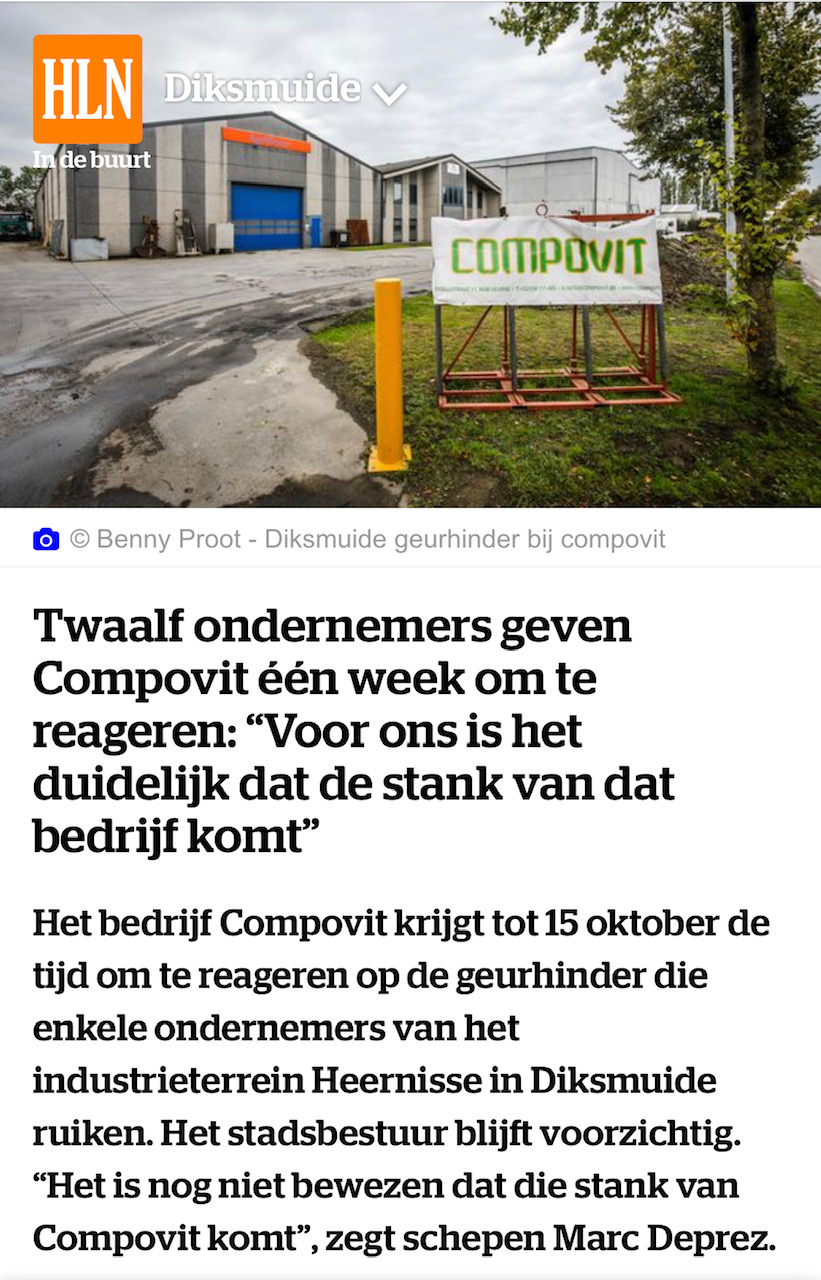 Twaalf ondernemers geven Compovit &eacute;&eacute;n week om te reageren: 